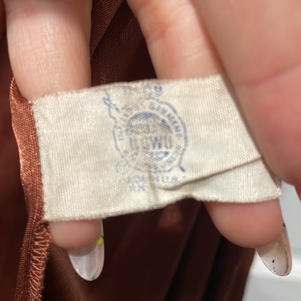 Rust Orange Open Front Cardigan - Picture 4 of 5